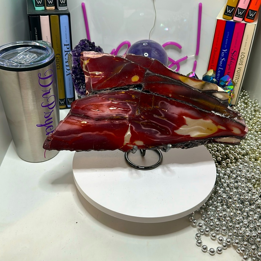 Mookaite Large slab - purple lavendar combination! MOOKAITESLB-005